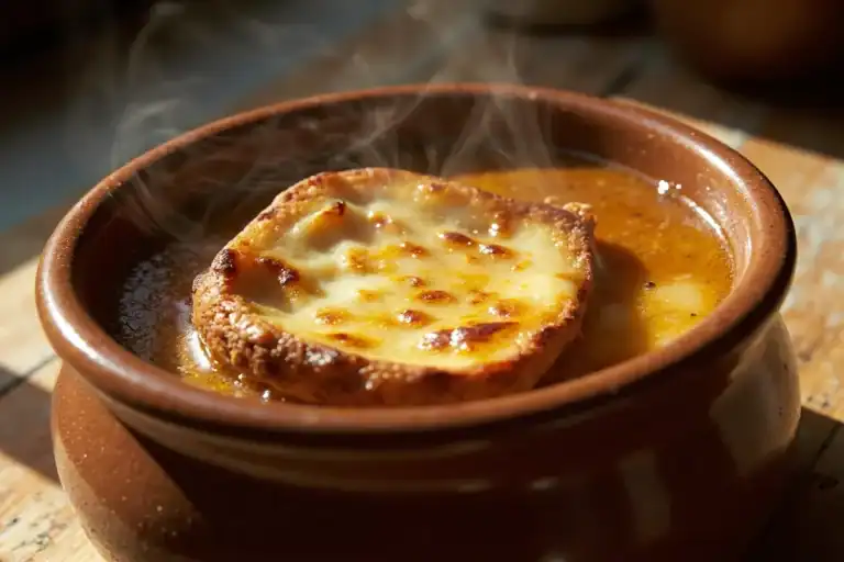 The Best Gluten-Free French Onion Soup — Rich, Cheesy & Comforting