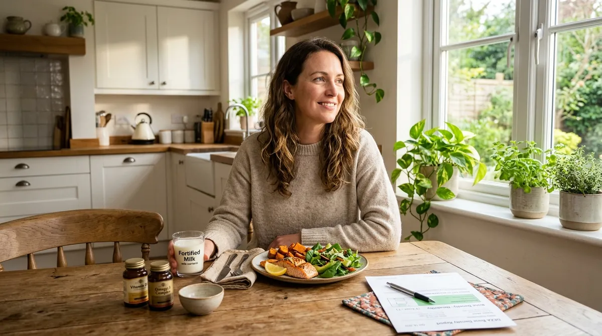 Calcium-rich gluten-free foods and supplements for celiac disease bone health