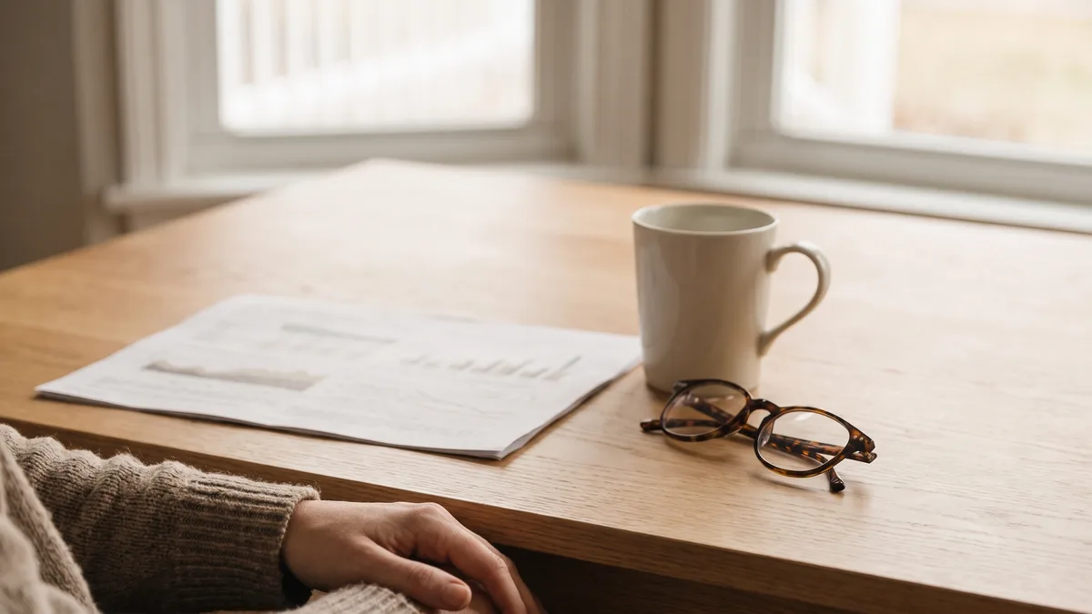 Lab results on a kitchen table, the moment before understanding a silent celiac disease diagnosis